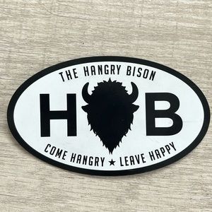 The Hangry Bison Car/Fridge Magnet